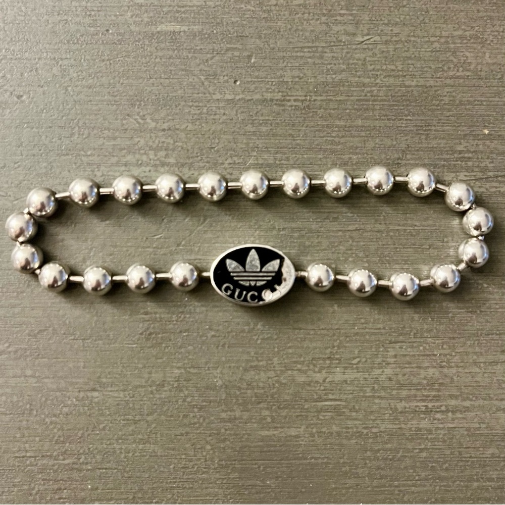 GUCCI X Adidas Silver Bracelet